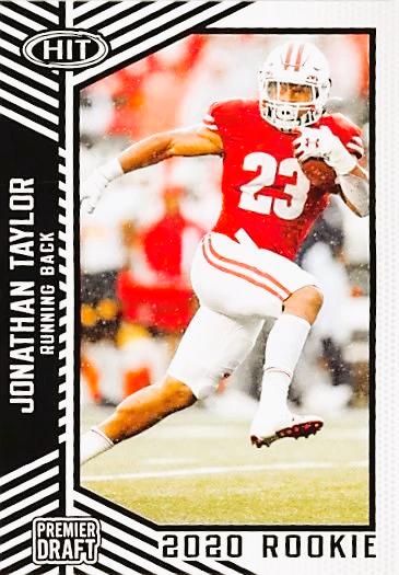 Jonathan Taylor #82 Football Cards 2020 Sage Hit