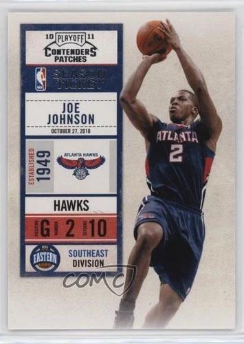 Joe Johnson #85 2010 Panini Playoff Contenders Patches Basketball