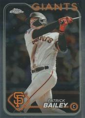 Patrick Bailey #194 Baseball Cards 2024 Topps Chrome Prices