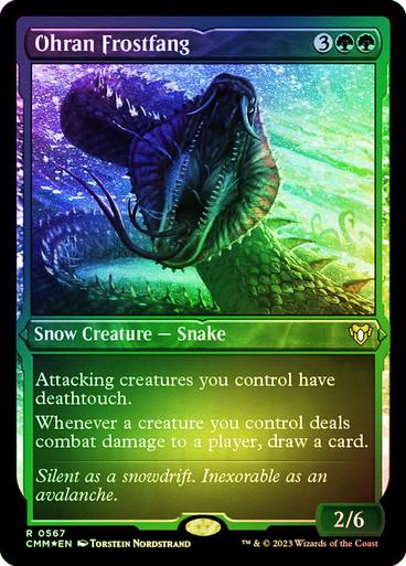 Ohran Frostfang #567 Magic Commander Masters
