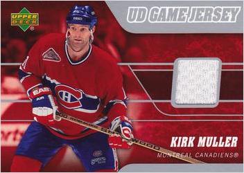 Kirk Muller #J2-KM 2006 Upper Deck Game Jersey Hockey