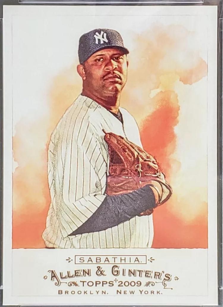 C. C. Sabathia #153 Baseball Cards 2009 Topps Allen & Ginter