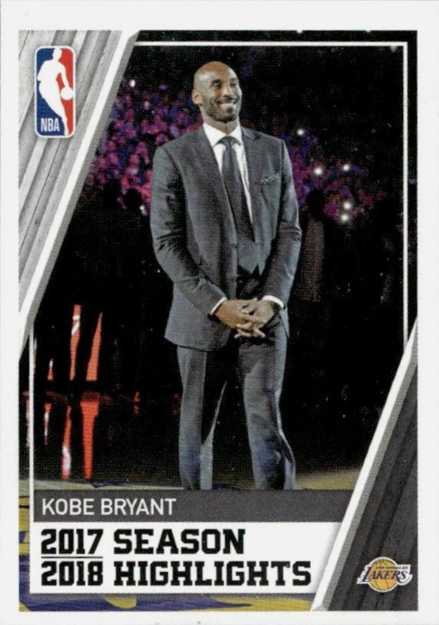 Kobe Bryant #3 2018 Panini Stickers Basketball