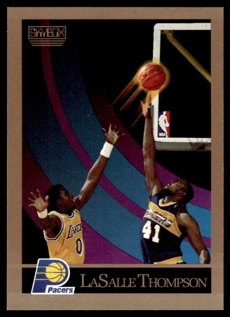 LaSalle Thompson #123 Basketball Cards 1990 Skybox