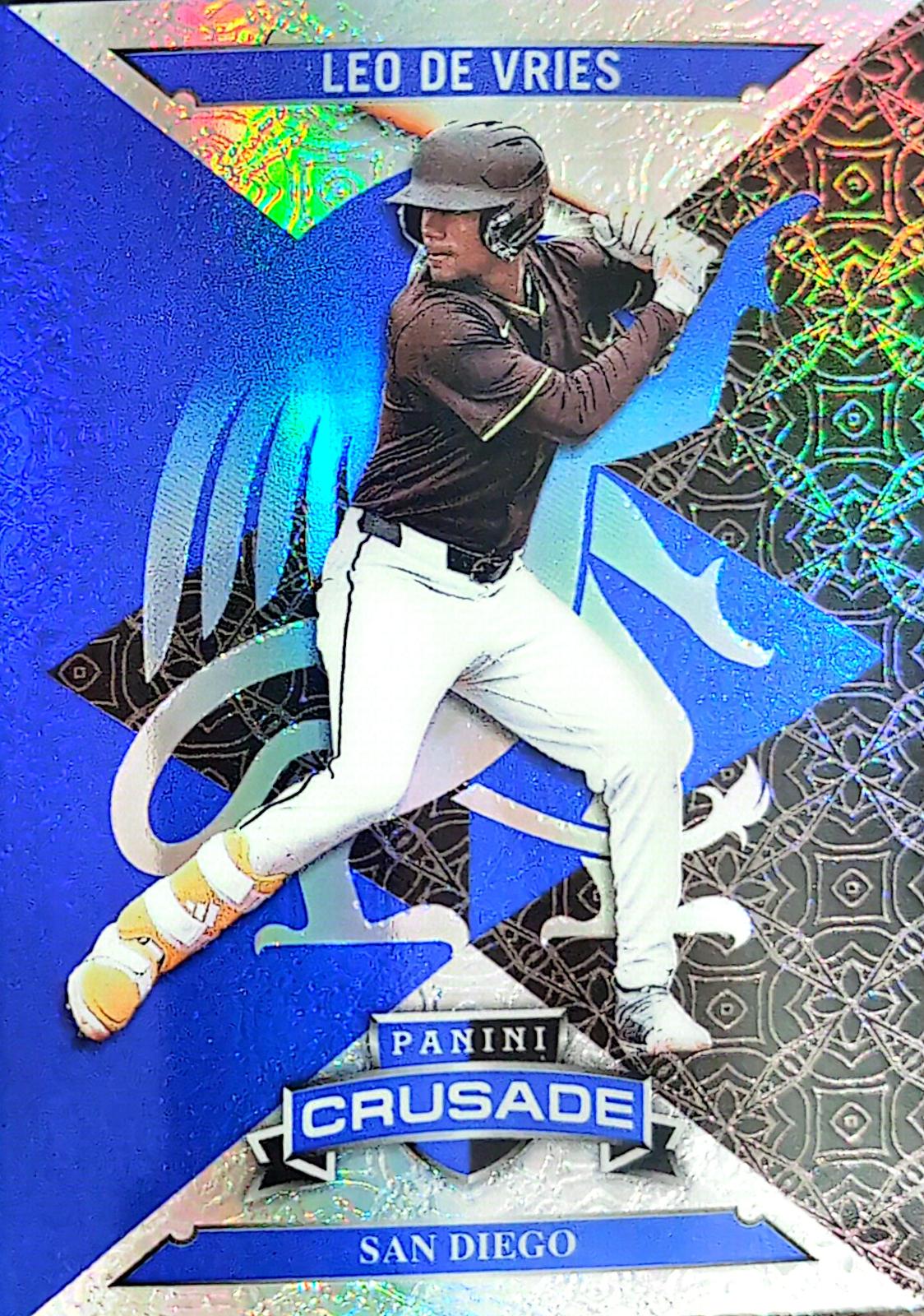 Leo De Vries #35 2025 Panini Crusade Insert Baseball