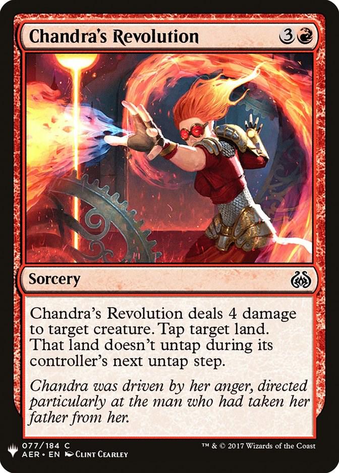 Chandra's Revolution (Magic The List Reprints)