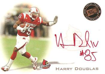 Harry Douglas #PPS-HD 2008 Press Pass Autograph Football