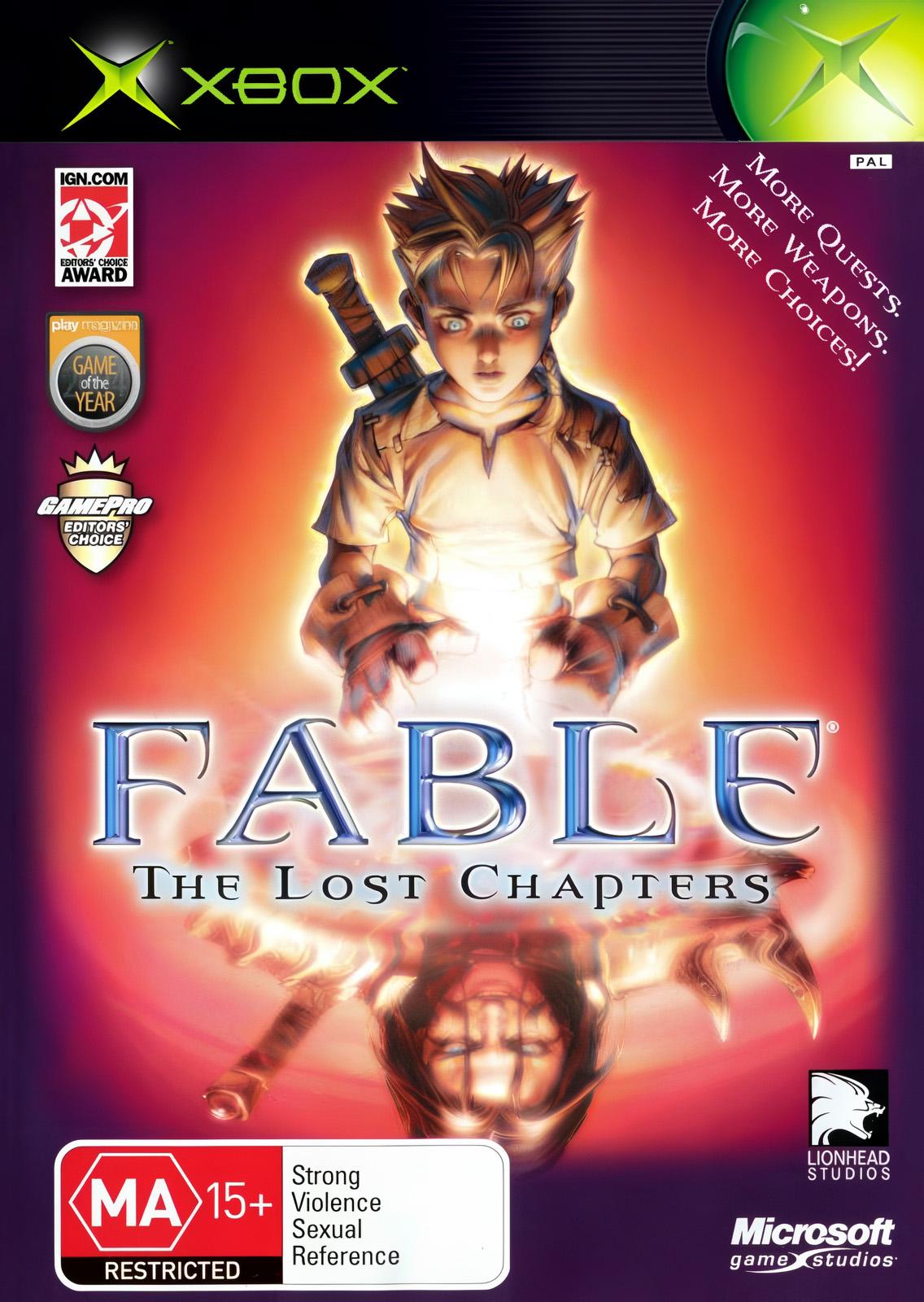 Fable: The Lost Chapters PAL Xbox
