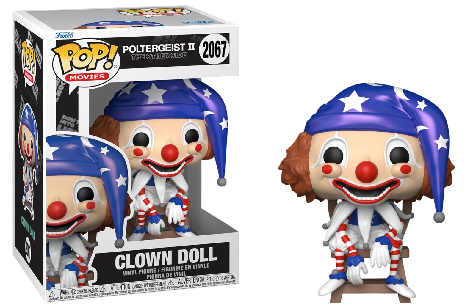 Clown Doll #2067 Poltergeist II: The Other Side Funko Pop box and figure