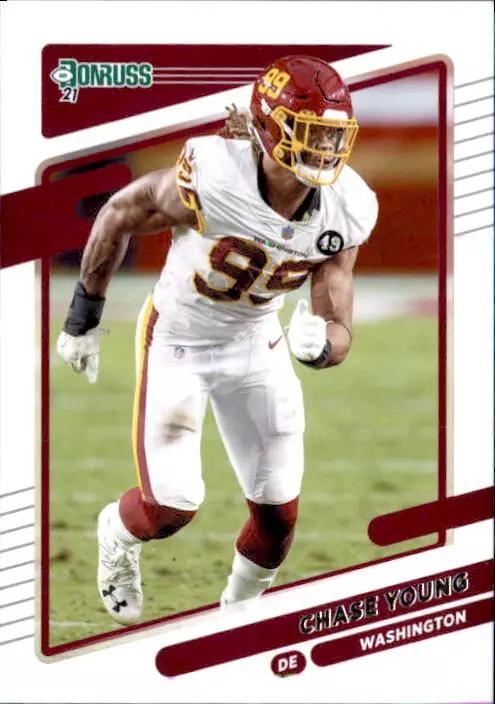 Chase Young #9 Football Cards 2021 Panini Donruss