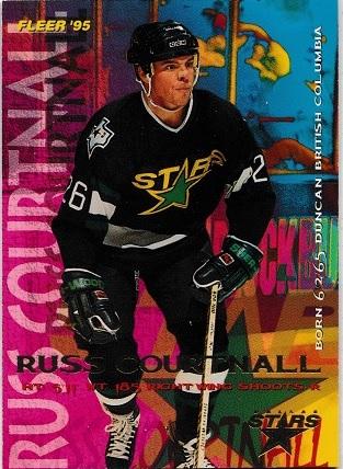Russ Courtnall #48 Hockey Cards 1994 Fleer