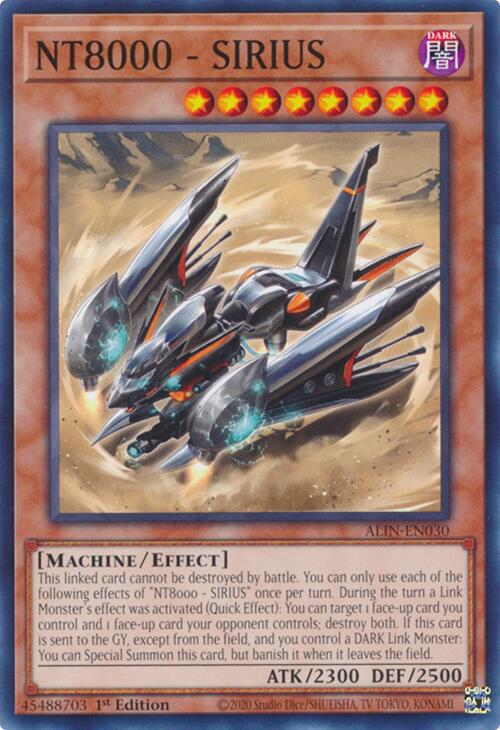 NT8000 - SIRIUS ALIN-EN030 YuGiOh Alliance Insight