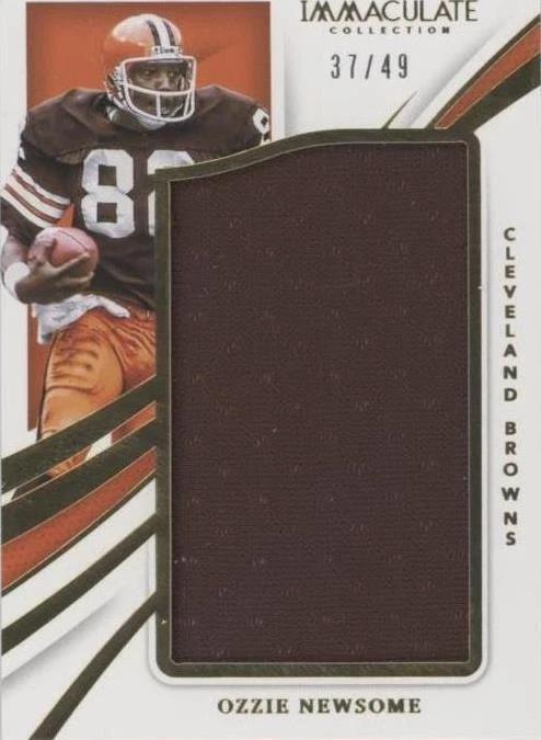 Ozzie Newsome #HOF-ON 2021 Panini Immaculate Collection Football