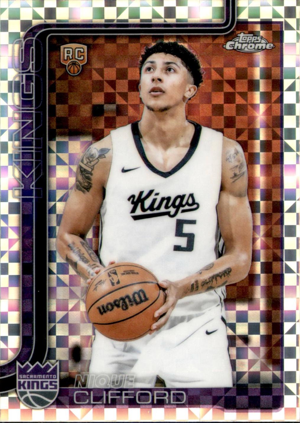 2025 Topps Chrome Nique Clifford [X-Fractor] #274 card