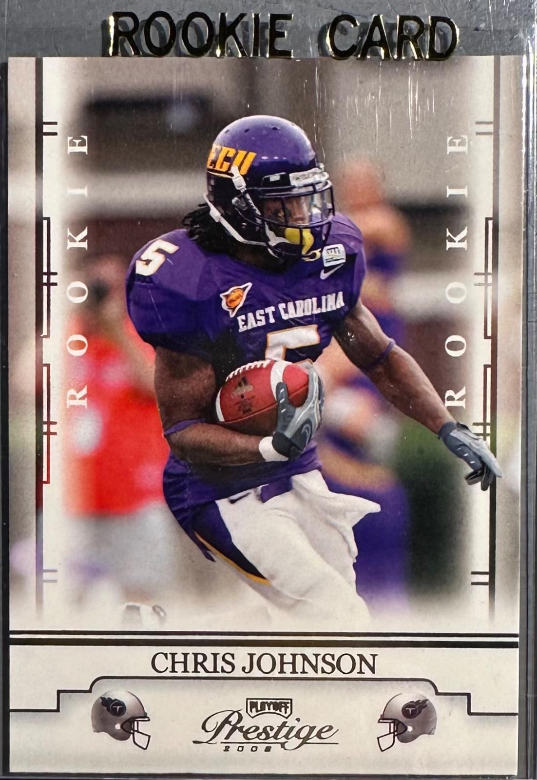 Chris Johnson #115 Football Cards 2008 Playoff Prestige