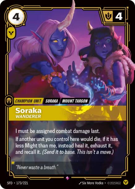 Soraka - Wanderer front