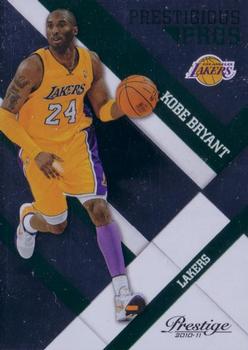 Kobe Bryant #60 2010-11 Panini Prestige Basketball Prestigious Pros