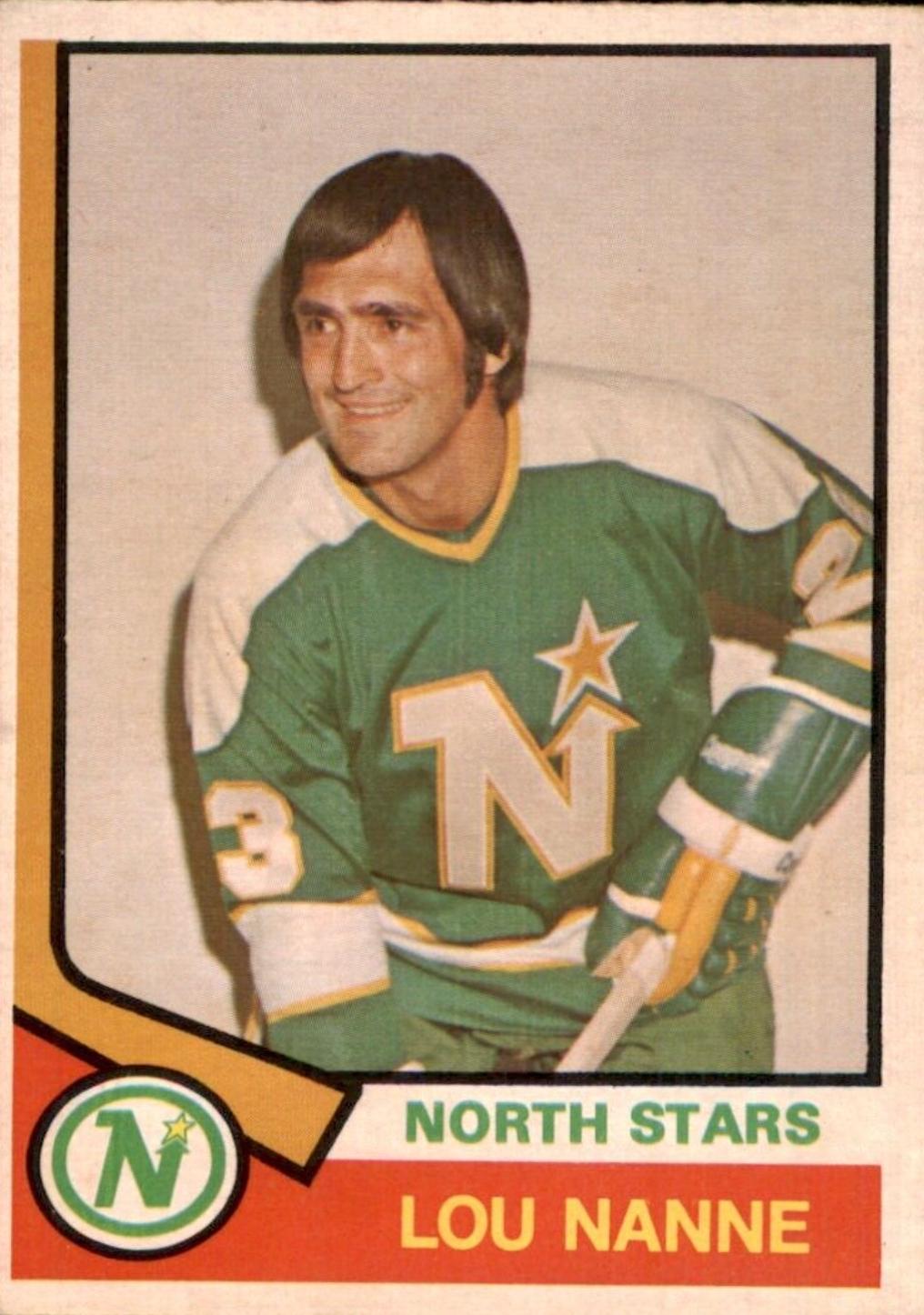 Lou Nanne #325 Hockey Cards 1974 O-Pee-Chee