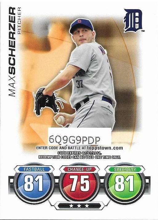 2009 Topps #224 Max Scherzer PSA 10 (78038665) - All Star Cards Inc Max Scherzer autograph card topps 2010