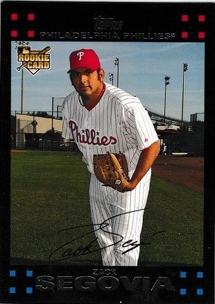 Zack Segovia #377 Baseball Cards 2007 Topps