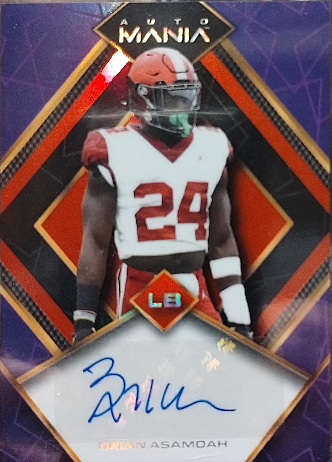 Brian Asamoah #AM-D56 2022 Wild Card Automania Football