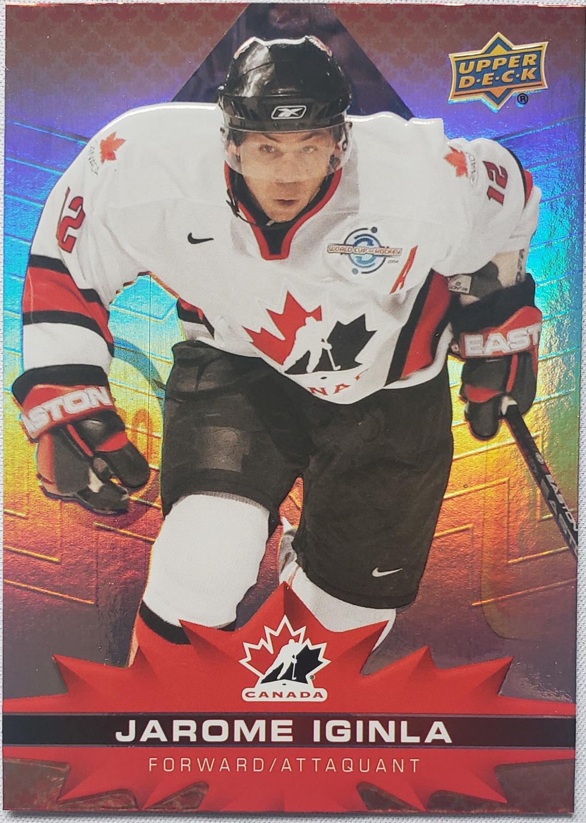 Jarome Iginla #96 2021 Upper Deck Tim Hortons Team Canada Hockey