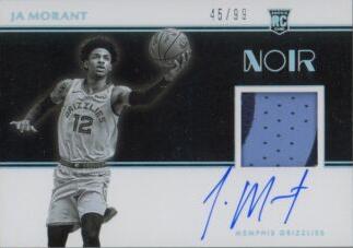 JA Morant [Patch Autograph] #314 Prices | 2019 Panini Noir