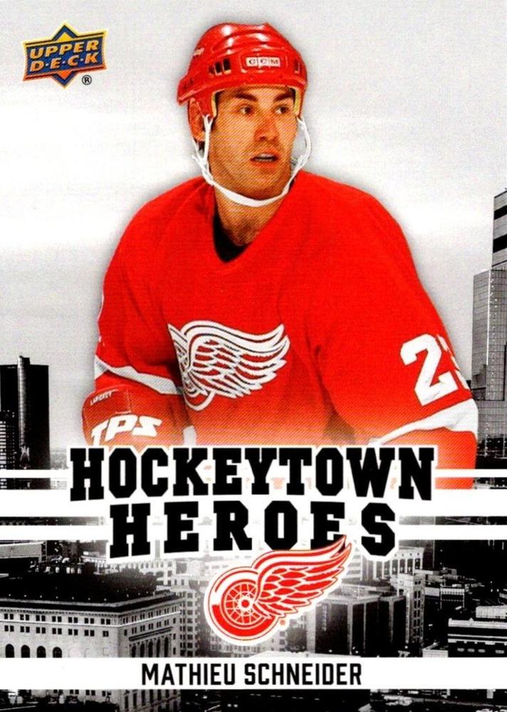Mathieu Schneider #HH-7 2025-26 Upper Deck Detroit Red Wings Centennial Hockeytown Heroes