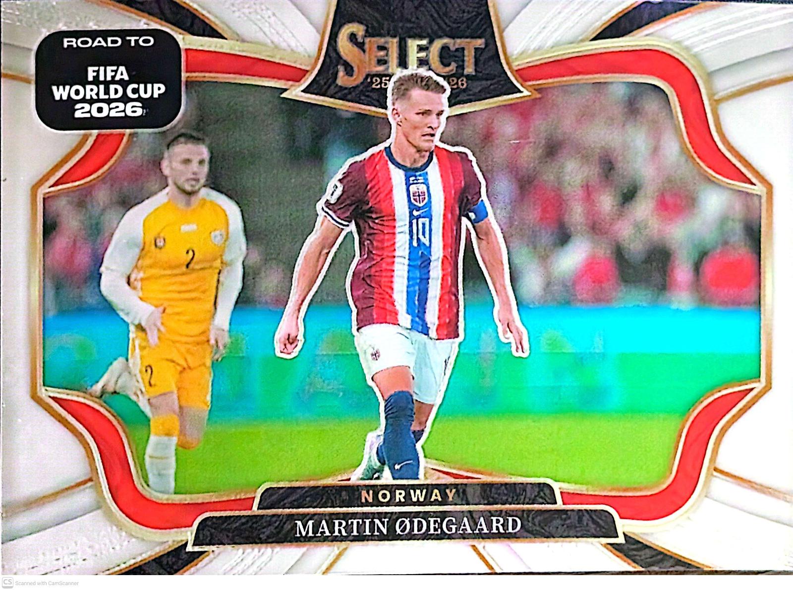 Martin Odegaard #242 2025 Panini Select Road To FIFA
