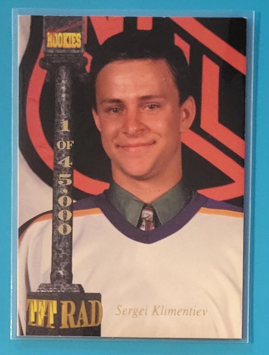Sergei Klimentiev #CIX Hockey Cards 1994 Signature Rookies Tetrad