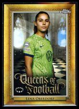 Lena Oberdorf #Q-15 Soccer Cards 2022 Topps Chrome UEFA Women's Champions League Queens of Football