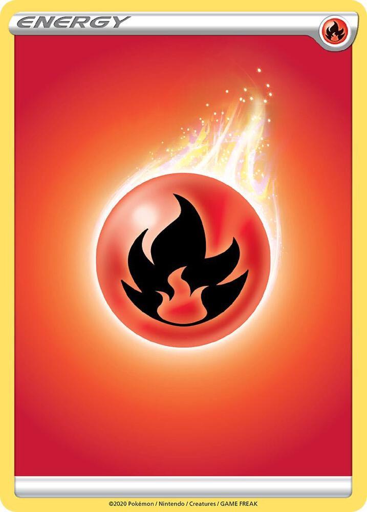 Fire Energy [Reverse Holo] Pokémon Card from Pokemon Sword & Shield Set 