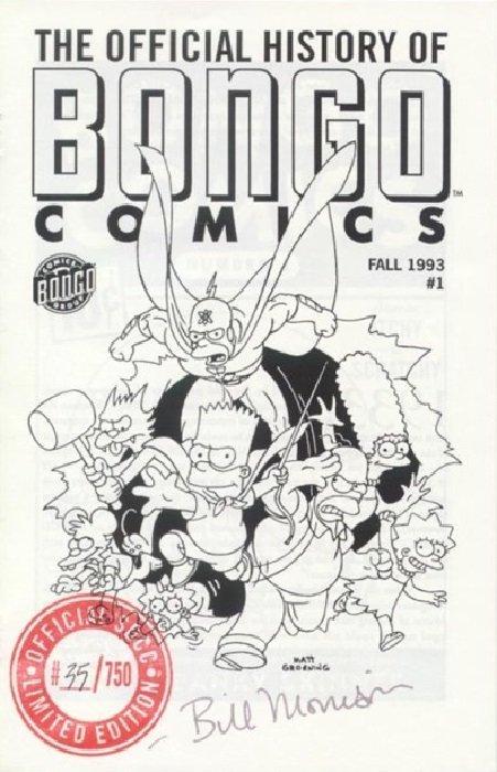The Official History Of Bongo Comics #1 (1993) Comic Books The Official History of Bongo Comics