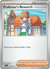 Professor's Research: Professor Juniper #85 Pokemon Black Bolt Prices