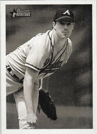 Greg Maddux #12 Baseball Cards 2001 Bowman Heritage