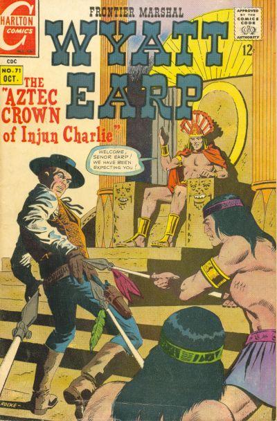 Wyatt Earp, Frontier Marshal #71 (1967) Comic Books Wyatt Earp, Frontier Marshal