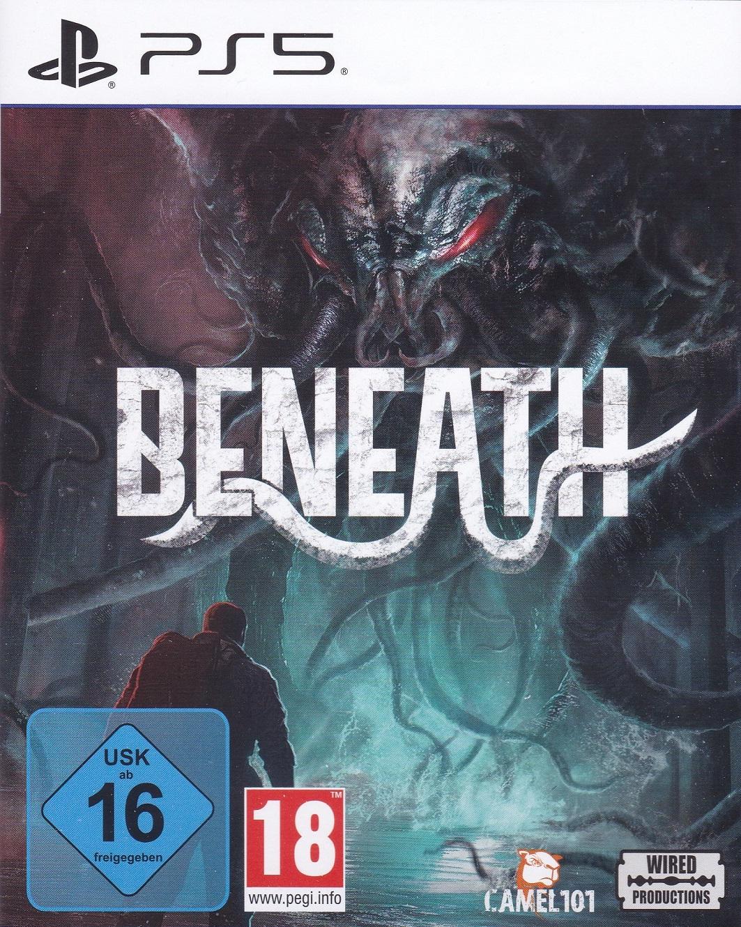 Carátula de Beneath para PS5 (edición PAL España)