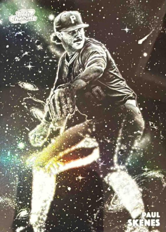 2025 Topps Cosmic Chrome Paul Skenes [Constellation Variation] #100 card