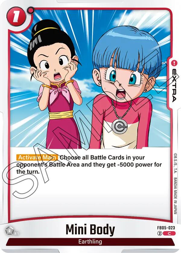 Mini Body FB05-023 Dragon Ball Fusion World New Adventure