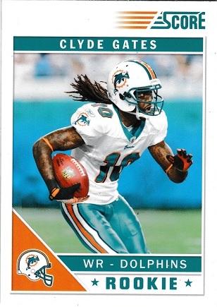 Clyde Gates #334 Football Cards 2011 Panini Score