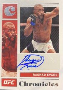 Rashad Evans #CS-REV Ufc Cards 2021 Panini Chronicles UFC Signatures