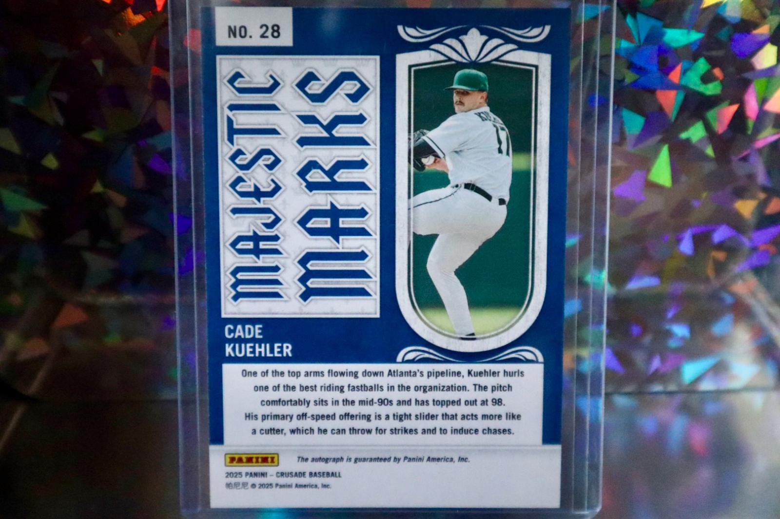 Cade Kuehler #28 Prices | 2025 Panini Crusade Majestic Marks | Baseball ...