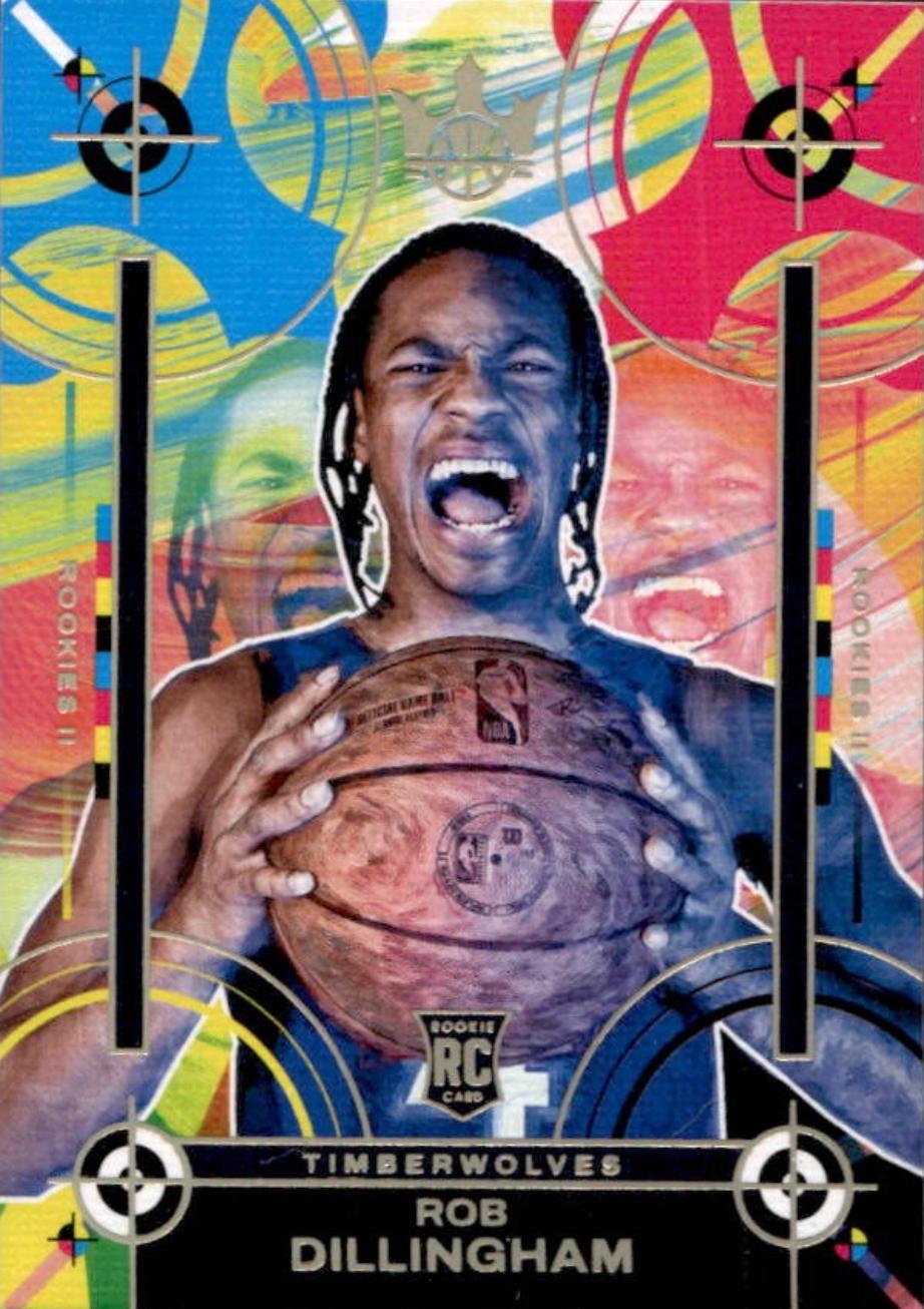 Rob Dillingham #134 Basketball Cards 2024 Panini Court Kings