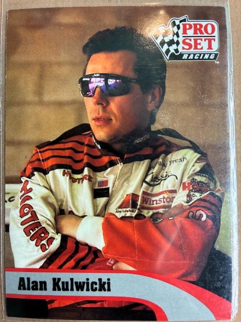 Alan Kulwicki #100 Racing Cards 1992 Pro Set NASCAR