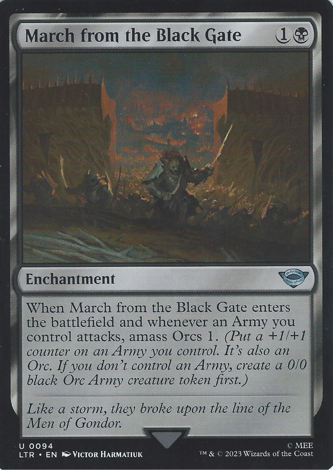 March from the Black Gate