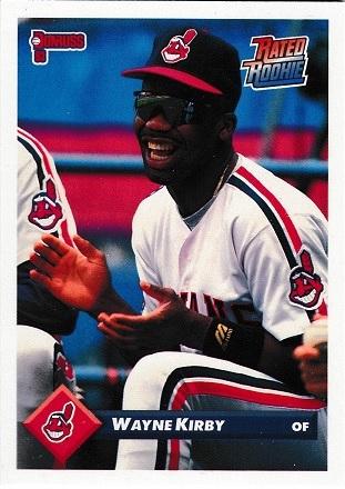 Wayne Kirby #380 Baseball Cards 1993 Donruss