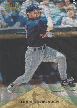Chuck Knoblauch #6 Baseball Cards 1996 Pinnacle Starburst