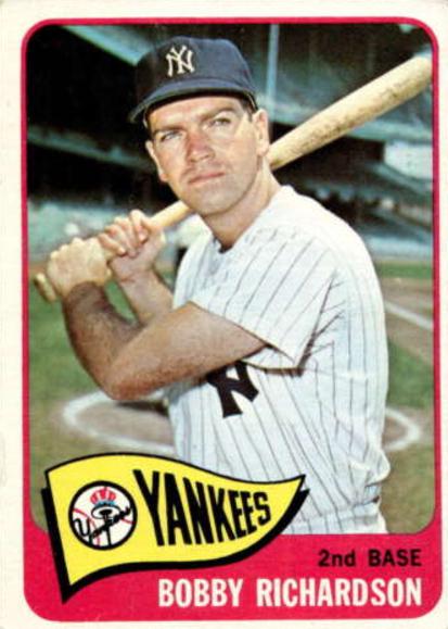 Bobby Richardson #115 Baseball Cards 1965 Topps