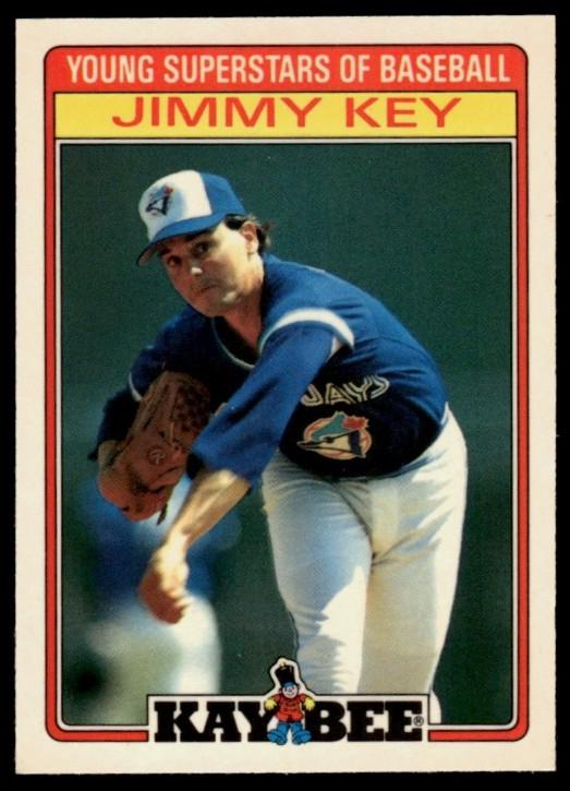 Jimmy Key #18 1986 Kay Bee Young Superstars Baseball