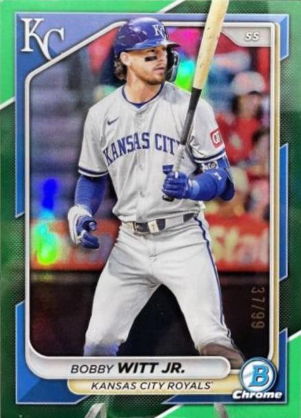 Bobby Witt Jr. [Green Refractor] #1